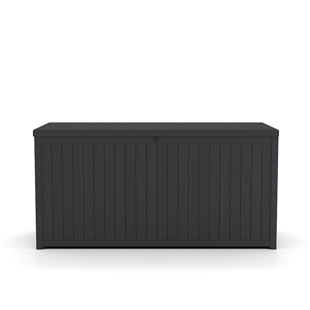 430L Black Lockable Waterproof Garden Storage Box