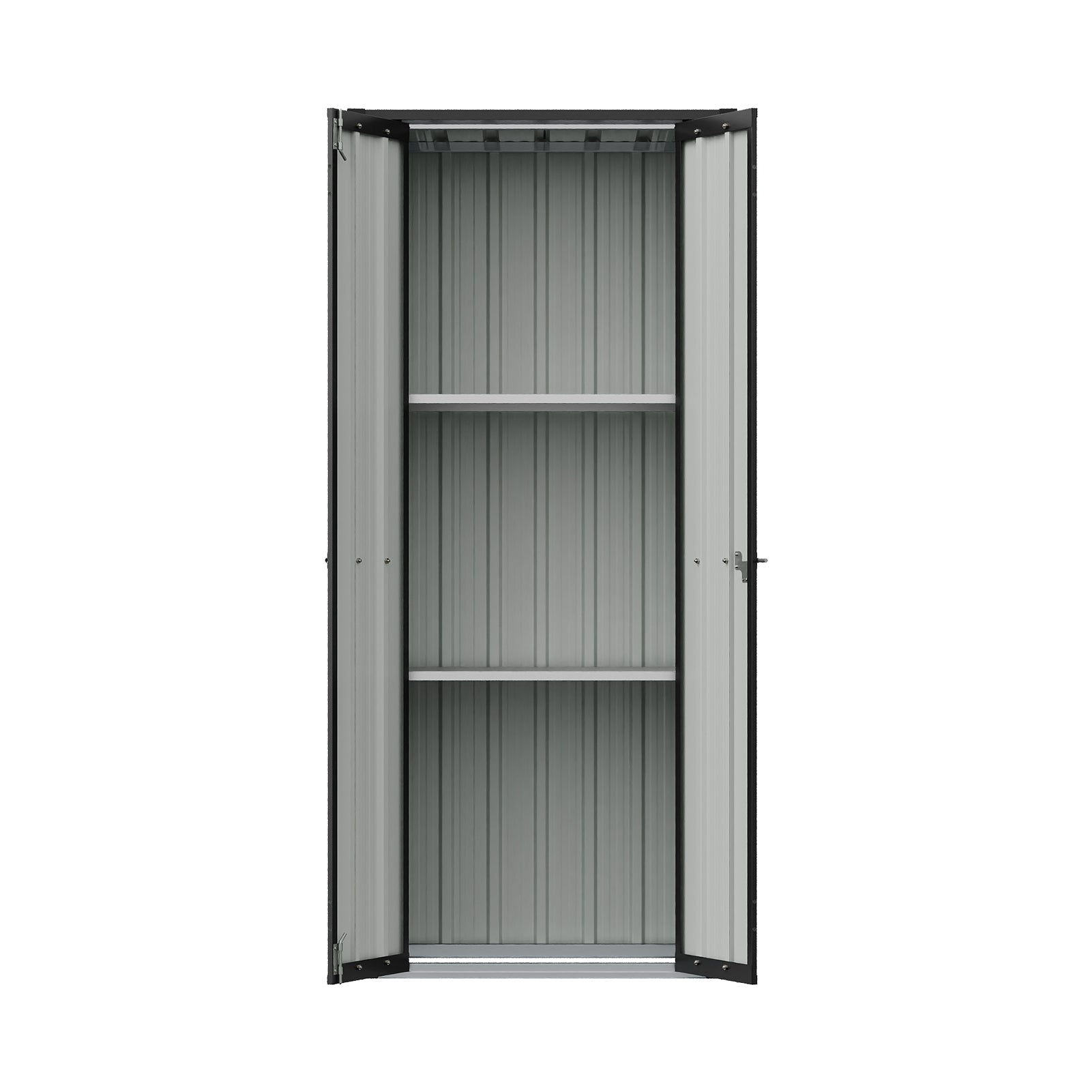 1.5X2.5FT Storage Cabinet Metal Garden Shed with Lockable Door